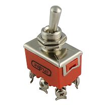 Выключатель-тумблер 1321 вкл-вкл 2 группы контактов (20шт/упак)  ЭНЕРГИЯ