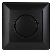 Светорегулятор ЭРА Intro Solo 4-401-05 поворотный, 600Вт 230В, IP20, скрытой установки, антрацит