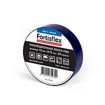 Изолента ПВХ 15x0.13х20 синяя (Fortisflex)