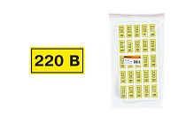 Символ "220В" 20х40мм TDM Символ "220В" 20х40мм TDM