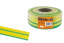 Трубка термоусаживаемая  ТУТнг 25/12,5 желто-зеленая (50 м/ролл)  TDM