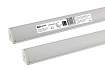 Профиль алюминиевый угловой 1616 (2 м), матовый рассеиватель, 2 заглушки, 4 крепежа  TDM