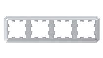 AtlasDesign Antique Рамка 4-постовая, универсальная, Алюминий Systeme Electric (Schneider Electric)