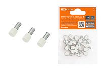 Наконечник-гильза Е10-12 10мм2 с изолированным фланцем (20шт)  TDM