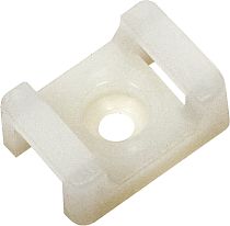 Площадка ПМ 22х16х4мм под винт белая  IEK