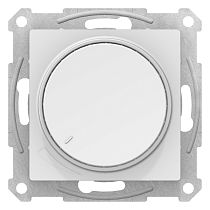 AtlasDesign Лотос Светорегулятор (диммер) поворотно-нажимной, LED, RC, 400Вт, механизм Systeme Electric (Schneider Electric)