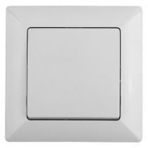 Выключатель ЭРА Intro Solo 4-101-01 IP20 10А 250В белый одноклавишный