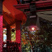 Светильник уличный на солнечной батарее ЭРА ERAFS024-06 ЭРА подвесной светильник с лазер проекцией