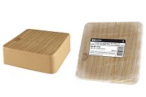 Коробка распаячная КР 100х100х44 ОП сосна, с клем. колодкой, IP40, инд. штрихкод  TDM