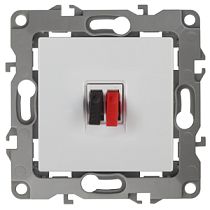 Розетка ЭРА 12 12-3111-01 белый аудио