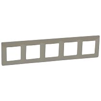 ETIKA Рамка 5-местная светлая галька