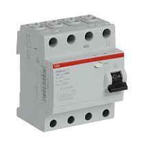 Выключатель дифференциального тока 4мод. FH204 AC-25/0,03 ABB Выключатель дифференциального тока 4мод. FH204 AC-25/0,03 ABB