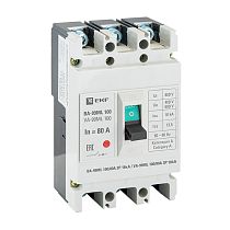 Автоматический выключатель ВА-99МL  100/ 80А 3P 18кА EKF Basic