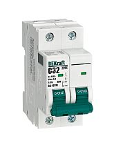 Авт. выкл. без теплозащиты 2P 32А х-ка C 6кА ВА-103M DEKraft