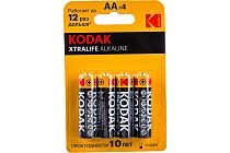 Батарейки Kodak LR6-4BL XTRALIFE  [KAA-4] (80/400/17600)
