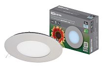 Светильник ультратонкий встраиваемый светодиодный "Даунлайт" СВО (хром) 3 Вт 4000К  TDM