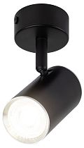 Светильник настенно-потолочный спот ЭРА OL35 BK MR16 GU10 IP20 черный хром