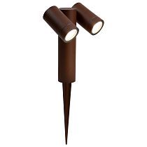 Садово-парковый светильник General GPF-2MR16-GU10-R-IP65 Коричневый Люмикс