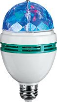Лампа декоративная светодиодная  ОНЛАЙТ 61 120 OLL-DISCO-3-230-RGB-E27 Лампа декоративная светодиодная  ОНЛАЙТ 61 120 OLL-DISCO-3-230-RGB-E27