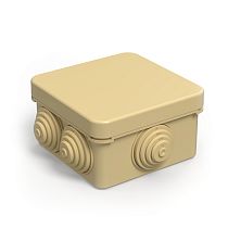 Коробка распределительная 40-0200-1001 для открытой проводки безгалогенная (HF) сосна 70х70х40 Промрукав