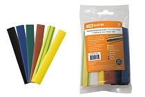 Трубка термоусаживаемая  ТУТнг 10/5 набор (7 цветов по 3 шт. 100мм)  TDM