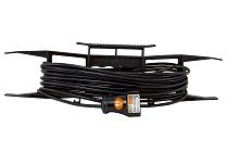 Удлинитель-шнур на рамке силовой народный ПВС 2200 Вт с/з, 40м, штепс. гнездо TDM