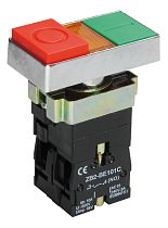 Кнопка управления LAY5-BW8465 "I-O" сдвоенная с подсветкой  IEK