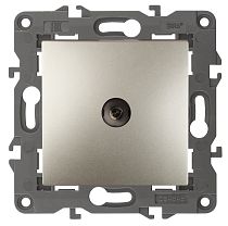 Розетка ЭРА Elegance 14-3102-04 шампань телевизионная проходная Розетка ЭРА Elegance 14-3102-04 шампань телевизионная проходная