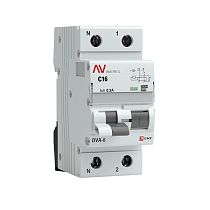 Дифференциальный автомат DVA-6 1P+N 16А (C) 300мА (A) 6кА EKF AVERES Дифференциальный автомат DVA-6 1P+N 16А (C) 300мА (A) 6кА EKF AVERES