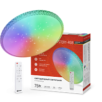Светильник сд COMFORT MYSTERY-RGB 75Вт 230В 3000-6500K 6000Лм 495x85мм с пультом ДУ IN HOME