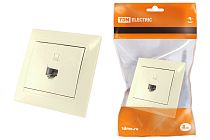 Розетка компьютерная RJ45  сл. кость "Лама"  TDM