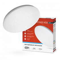 Светильник светодиодный серии DECO 48Вт 230В 6500К 3120Лм 380х55мм НОЧНОЕ НЕБО IN HOME