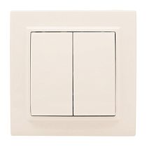 Выключатель 2-кл. СП 10А бежевый Минск EKF