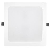 Светильник встраиваемый LED квадрат 24Вт 4500К 220мм белый пластик IP40 General GLP-SW3-24BT-220-4