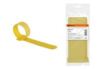 Хомут-липучка ХЛ 16х310 мм желтый (20 шт)  TDM