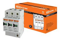 Разрядник ОПС1-C 3Р In=20kA Un=400B Im=40kA  TDM Разрядник ОПС1-C 3Р In=20kA Un=400B Im=40kA  TDM