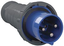 Вилка переносная ССИ-033 2Р+РЕ 63А 200-250В IP54  IEK