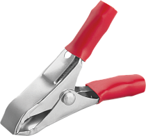 Зажим ОНЛАЙТ 80 857 OAC-10A-50-R25 (крокодил,красный, 10 А)