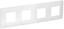SKANDY Рамка 4-местная SK-F04W арктический белый  IEK