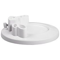 Подставка настольная для ламп-луп, круглая, VISAGISTE, белая (B3) REXANT