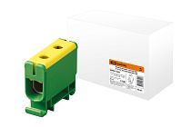 Клемма вводная силовая КВС 6-50 кв.мм. желтая/зеленая  TDM