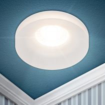 Светильник встраиваемый декоративный ЭРА DK94 ICE MR16 GU5.3 белый