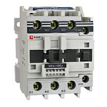 Контактор КМЭп малогабаритный 40А 24В DC 1NO 1NC EKF PROxima Контактор КМЭп малогабаритный 40А 24В DC 1NO 1NC EKF PROxima