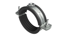 Хомут для высоких нагрузок с изоляцией с гайкой М12 для труб d 2" DKC
