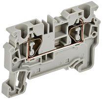 ARMAFIX Клемма пружинная CX4 4мм2 проходная серая IEK