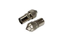 TV-разъем гнездо без пайки Орех REXANT