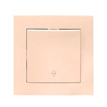 Валенсия выключатель 1-кл. 10А кремовый проходной EKF PROxima