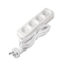 Удлинитель бытовой 1300 Вт 16А IP20 4 гнезда ШВВП без заземления 3м Союз