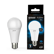 Лампа светодиодная Gauss A60 16Вт 1520lm 6500K E27 Лампа светодиодная Gauss A60 16Вт 1520lm 6500K E27