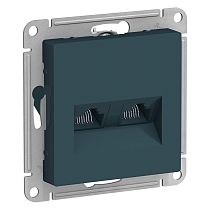 AtlasDesign Изумруд Розетка компьютерная 2-ая RJ45+RJ45, кат.5E Systeme Electric (Schneider Electric)